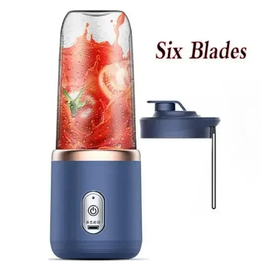 Licuadora Portátil USB · Mezclador + Vaso Incluidos · 400ml — Dual Blend